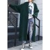 For Spring knit sweat tops fall fashion blackish green sweater coat