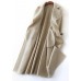 Luxury nude Woolen Coats oversize long winter coat double breast Notched